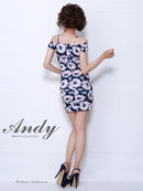 Andy/AN-OK1538/キャバワンピ/プリント/花柄/ミニワンピース