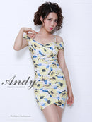 Andy/AN-OK1538/キャバワンピ/プリント/花柄/ミニワンピース