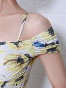 Andy/AN-OK1538/キャバワンピ/プリント/花柄/ミニワンピース