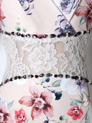 Andy/AN-OK1710/ワンピース/ミニドレス/タイトワンピース/プリント/花柄/フラワープリント