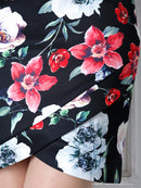 Andy/AN-OK1710/ワンピース/ミニドレス/タイトワンピース/プリント/花柄/フラワープリント