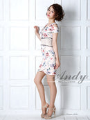 Andy/AN-OK1710/ワンピース/ミニドレス/タイトワンピース/プリント/花柄/フラワープリント