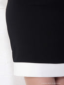 Andy/AN-OK1863/ワンピース/ミニドレス/ペプラム/カラードレス/バックリボン/オフショルダー/バイカラーキャバドレス