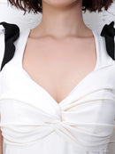 Andy/AN-OK1876/ナイトドレス/キャバドレス/ドレス/ミニドレス/ワンピース/パフスリーブ/バックリボン