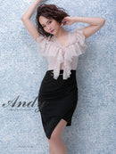 Andy|AN-OK1888ワンピース/ミニドレス/タイトドレス/レース/ツーカラー