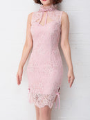 Andy/AN-OK1963/ワンピース/キャバドレス/ミニドレス/総レース/パステルカラー