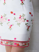 Andy/AN-OK2031/ワンピース/ミニドレス/チュール/花柄/刺繍/リボンブローチ