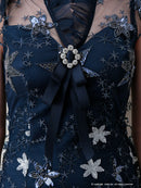 Andy/AN-OK2080/ワンピース/刺繡ドレス/ナイトドレス/キャバドレス/ミニドレス/タイトドレス