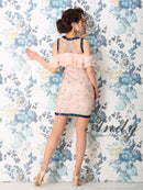 Andy/AN-OK2120/ワンピース/刺繡ドレス/ナイトドレス/キャバドレス/ミニドレス/オフショルダー