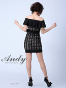 Andy/AN-OK2232/ワンピース/ミニドレス/フリル/ウエストリボン/オフショルダー