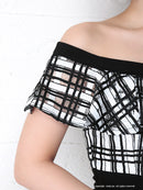 Andy/AN-OK2232/ワンピース/ミニドレス/フリル/ウエストリボン/オフショルダー