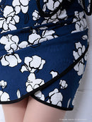 Andy/AN-OK2237/キャバドレス/ワンピース/タイトドレス/プリントスカート/切替ワンピース