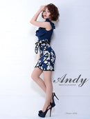 Andy/AN-OK2237/キャバドレス/ワンピース/タイトドレス/プリントスカート/切替ワンピース