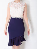 Andy/AN-OK2249/ワンピース/レース/キャバドレス/タイトワンピース/切替ワンピース