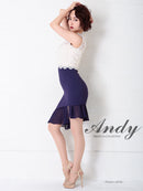 Andy/AN-OK2249/ワンピース/レース/キャバドレス/タイトワンピース/切替ワンピース