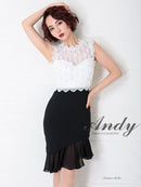 Andy/AN-OK2249/ワンピース/レース/キャバドレス/タイトワンピース/切替ワンピース