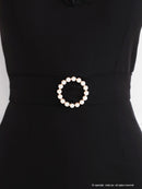 Andy/AN-OK2294/ワンピース/キャバドレス/レース/ベルト風/セットアップ風/切替ワンピース