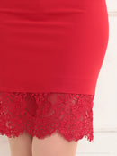 Andy/AN-OK2294/ワンピース/キャバドレス/レース/ベルト風/セットアップ風/切替ワンピース