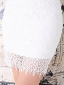 Andy/AN-OK2322/ワンピース/ミニドレス/総レース/ウエストリボン/袖あり