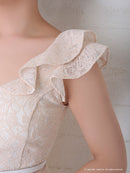 Andy/AN-OK2341/ワンピース/ミニドレス/キャバドレス/総レース/Vネック/フリル/ベルト付き