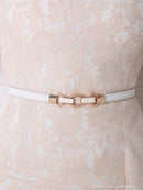 Andy/AN-OK2341/ワンピース/ミニドレス/キャバドレス/総レース/Vネック/フリル/ベルト付き