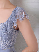 Andy/AN-OK2343/ワンピース/ミニドレス/ワンカラー/レース/バックリボン