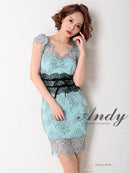 Andy/AN-OK2410/ワンピース/ドレス/ナイトドレス/ミニドレス/キャバドレス/レース