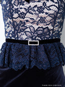 Andy/AN-OK2492/ワンピース/キャバドレス/ミニドレス/タイトワンピース/ベルト風/ペプラム