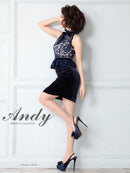 Andy/AN-OK2492/ワンピース/キャバドレス/ミニドレス/タイトワンピース/ベルト風/ペプラム