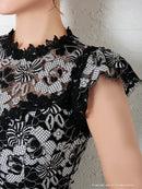 Andy/AN-OK2499/ワンピース/ドレス/ナイトドレス/ミニドレス/キャバドレス/レース/ウエストリボン