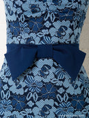 Andy/AN-OK2499/ワンピース/ドレス/ナイトドレス/ミニドレス/キャバドレス/レース/ウエストリボン