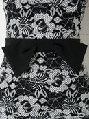 Andy/AN-OK2499/ワンピース/ドレス/ナイトドレス/ミニドレス/キャバドレス/レース/ウエストリボン