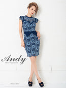 Andy/AN-OK2499/ワンピース/ドレス/ナイトドレス/ミニドレス/キャバドレス/レース/ウエストリボン