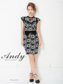 Andy/AN-OK2499/ワンピース/ドレス/ナイトドレス/ミニドレス/キャバドレス/レース/ウエストリボン