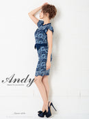 Andy/AN-OK2499/ワンピース/ドレス/ナイトドレス/ミニドレス/キャバドレス/レース/ウエストリボン