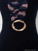 Andy/AN-OK2500/ワンピース/ミニドレス/ワンカラー/レース/タイトワンピース/袖あり/長袖