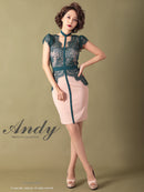 Andy/AN-OK2505/ワンピース/ミニドレス/ツートンカラー/タイトワンピース