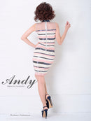 Andy/AN-OK2511/ワンピース/ナイトドレス/キャバドレス/ミニドレス/カラフルボーダー柄/SALE/セール
