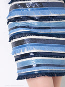 Andy/AN-OK2511/ワンピース/ナイトドレス/キャバドレス/ミニドレス/カラフルボーダー柄/SALE/セール