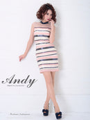 Andy/AN-OK2511/ワンピース/ナイトドレス/キャバドレス/ミニドレス/カラフルボーダー柄/SALE/セール