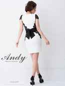 Andy/AN-OK2529/ナイトドレス/キャバドレス/ドレス/ワンピース/ミニドレス/レース/ウエストリボン/タイト/袖あり/SALE/セール