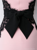 Andy/AN-OK2529/ナイトドレス/キャバドレス/ドレス/ワンピース/ミニドレス/レース/ウエストリボン/タイト/袖あり/SALE/セール