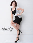 Andy/AN-OK2529/ナイトドレス/キャバドレス/ドレス/ワンピース/ミニドレス/レース/ウエストリボン/タイト/袖あり/SALE/セール