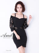 Andy/AN-OK2539/ワンピース/ミニドレス/レース/袖あり