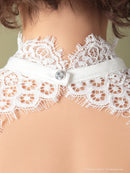 Andy/AN-OK2550/ワンピース/ミニドレス/ワンカラー/総レース/タイトワンピース/袖あり