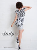 Andy/AN-OK2584/ワンピース/ミニドレス/総レース/ウエストリボン/キャバドレス