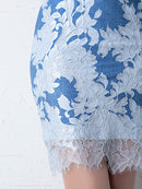 Andy/AN-OK2584/ワンピース/ミニドレス/総レース/ウエストリボン/キャバドレス