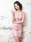 Andy/AN-OK2617/ナイトドレス/キャバドレス/ドレス/ワンピース/ミニドレス/彩花ゆい着用