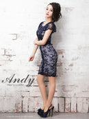 Andy/AN-OK2617/ナイトドレス/キャバドレス/ドレス/ワンピース/ミニドレス/彩花ゆい着用