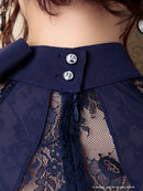 Andy/AN-OK2620/ワンピース/ドレス/ナイトドレス/ミニドレス/キャバドレス/レース/袖あり/星咲るい着用